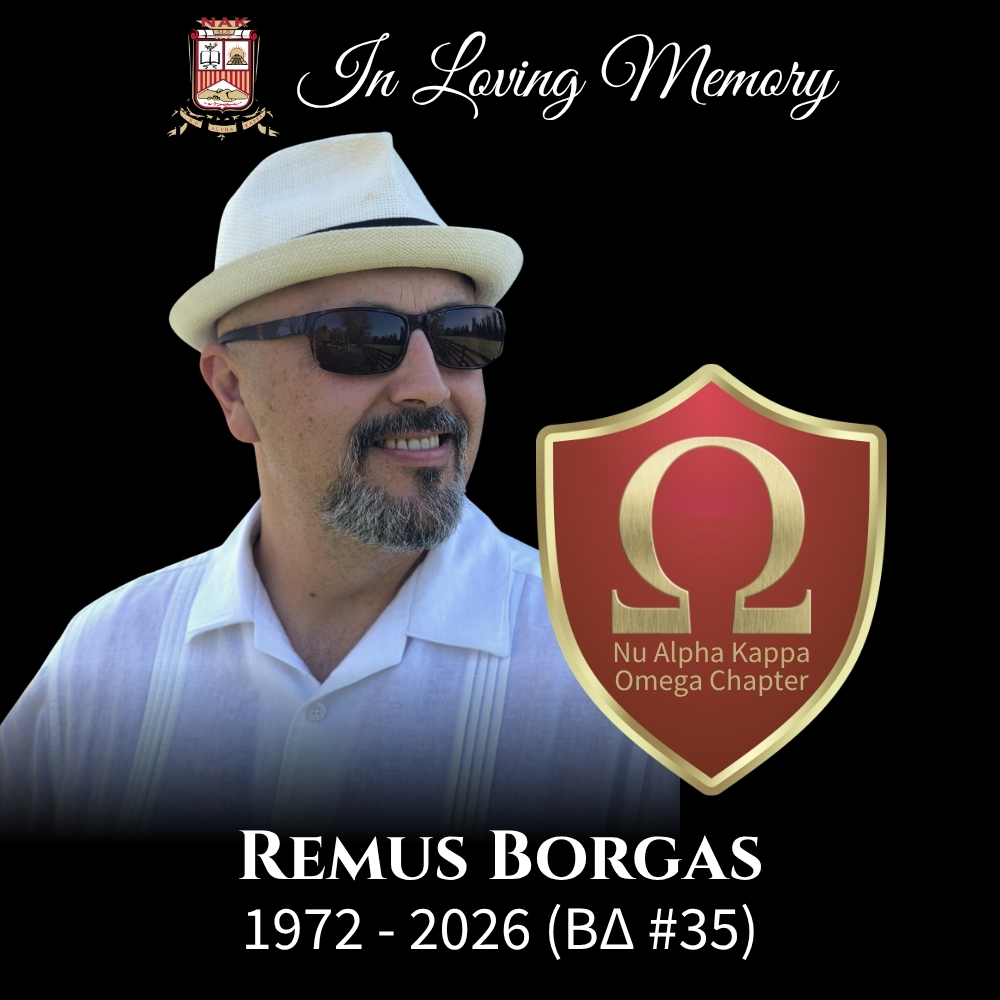 Remus Borgas 1972-2026 - Omega Chapter NAK