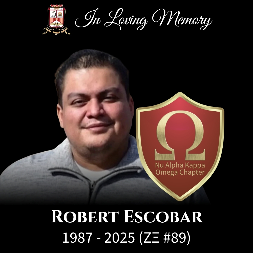 Robert Escobar 1987 - 2025 - Omega Chapter NAK